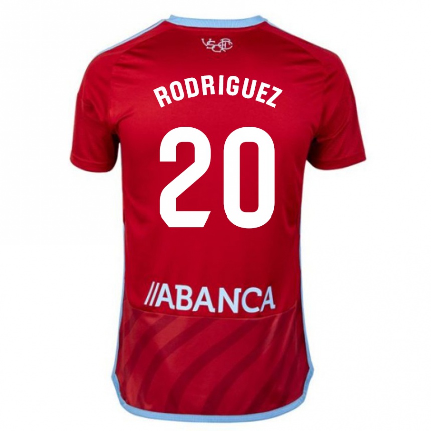 Niño Fútbol Camiseta Javi Rodríguez #20 Rojo 2ª Equipación 2023/24 México