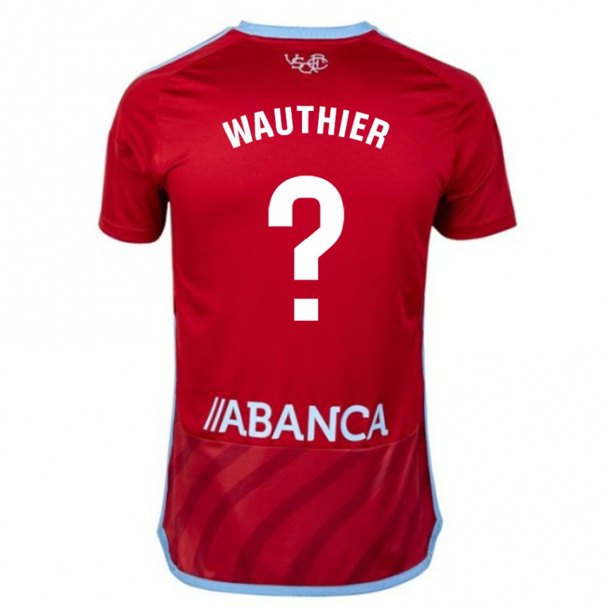 Niño Fútbol Camiseta Hugo Wauthier #0 Rojo 2ª Equipación 2023/24 México