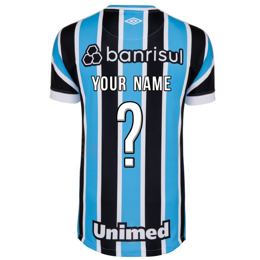 Hombre Fútbol Camiseta Su Nombre #0 Azul 1ª Equipación 2023/24 México