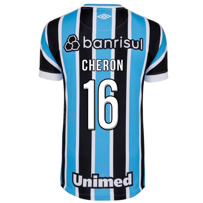 Hombre Fútbol Camiseta Bruno Cheron #16 Azul 1ª Equipación 2023/24 México