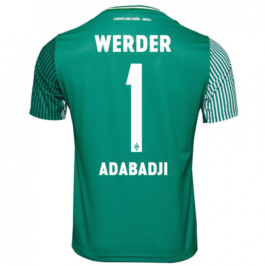 Hombre Fútbol Camiseta Kwassi-Vivien Felix Adabadji #1 Verde 1ª Equipación 2023/24 México