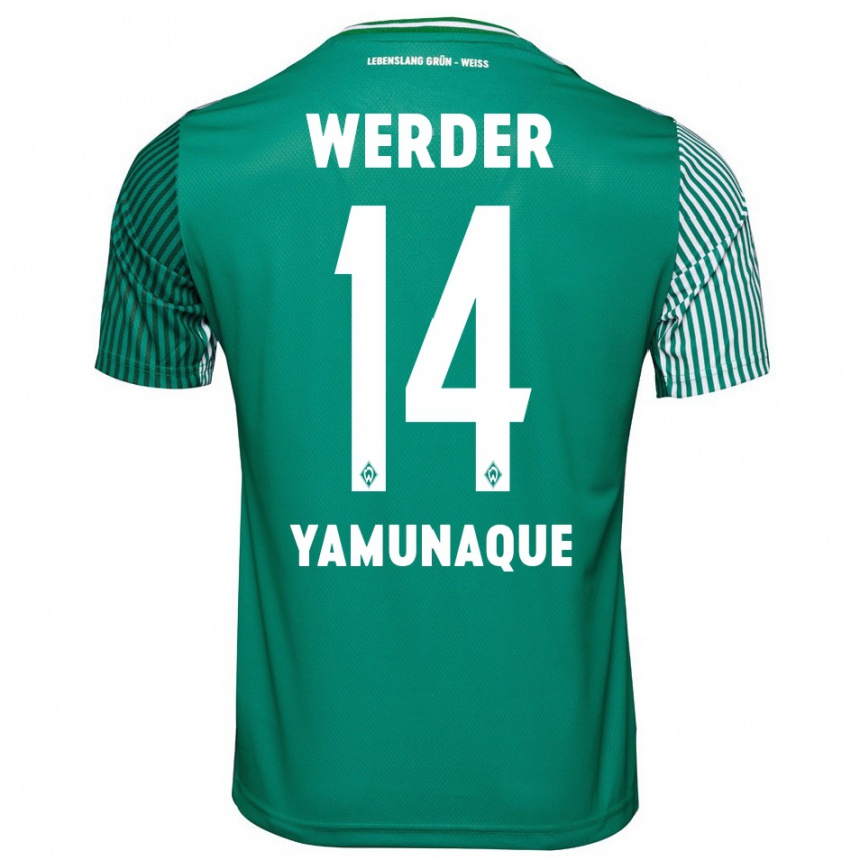 Hombre Fútbol Camiseta Rafael Pascual Ramirez Yamunaque #14 Verde 1ª Equipación 2023/24 México