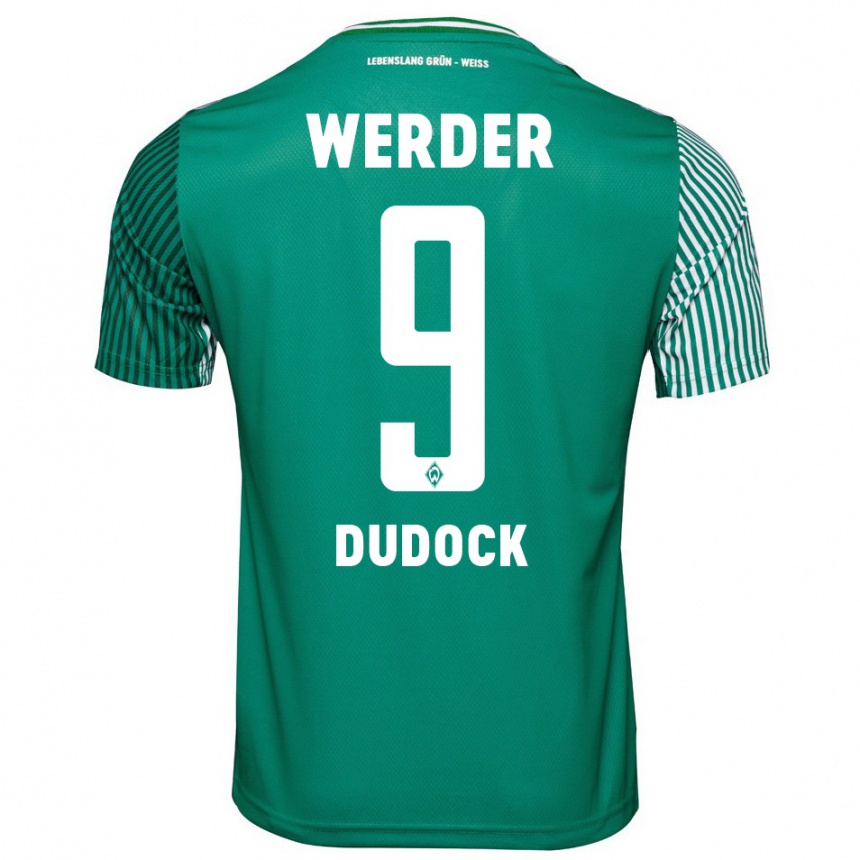 Hombre Fútbol Camiseta Joshua Dudock #9 Verde 1ª Equipación 2023/24 México