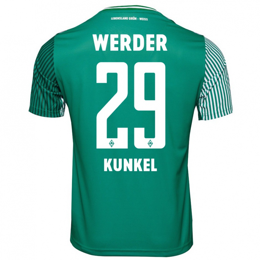 Hombre Fútbol Camiseta Melina Kunkel #29 Verde 1ª Equipación 2023/24 México