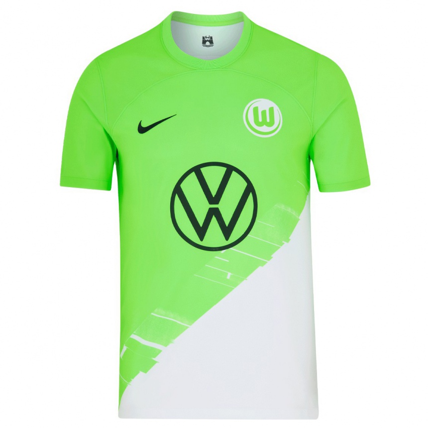 Hombre Fútbol Camiseta Lynn Wilms #2 Verde 1ª Equipación 2023/24 México