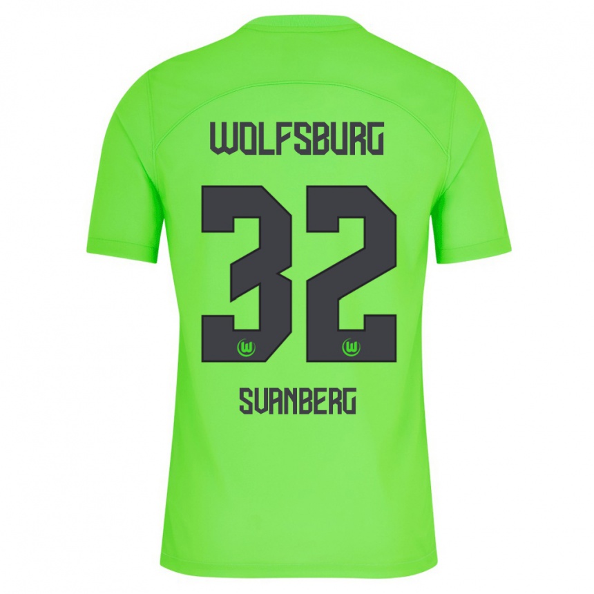 Hombre Fútbol Camiseta Mattias Svanberg #32 Verde 1ª Equipación 2023/24 México