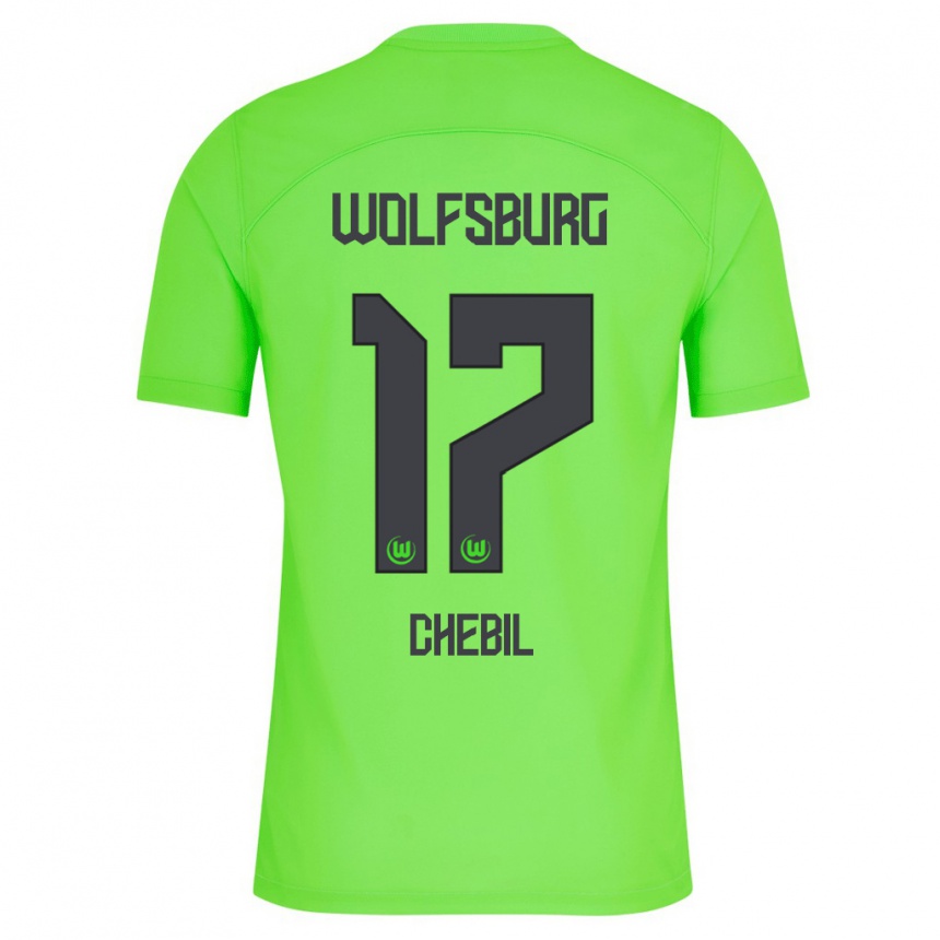 Hombre Fútbol Camiseta Yasin Chebil #17 Verde 1ª Equipación 2023/24 México