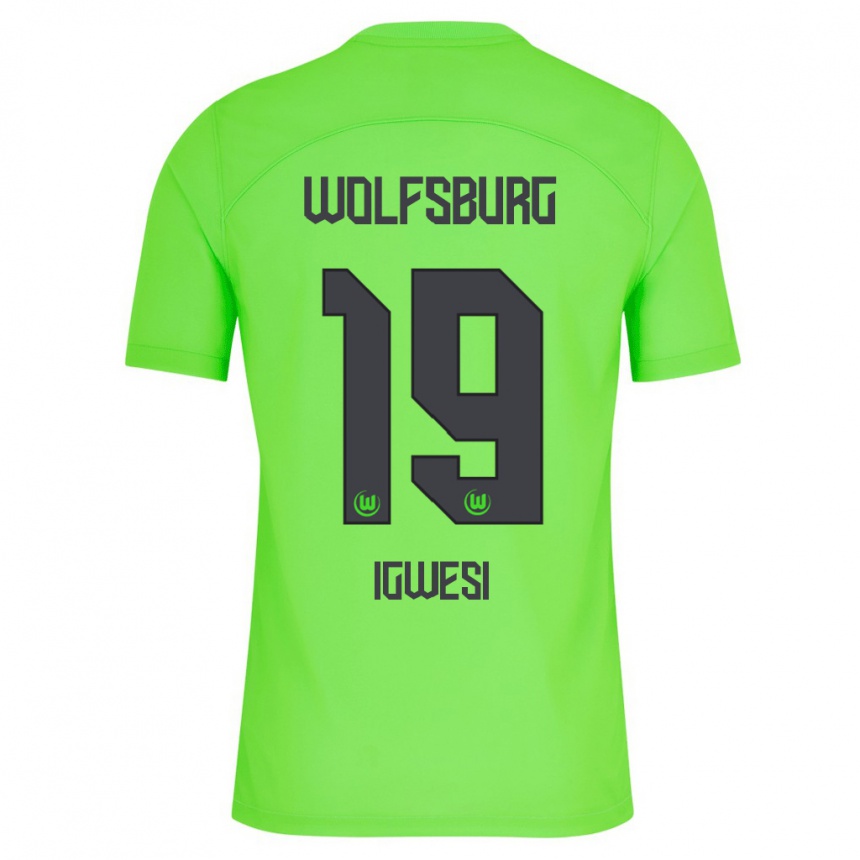 Hombre Fútbol Camiseta Tyrese Igwesi #19 Verde 1ª Equipación 2023/24 México