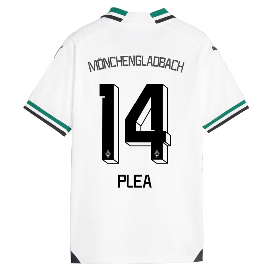 Hombre Fútbol Camiseta Alassane Plea #14 Blanco Verde 1ª Equipación 2023/24 México