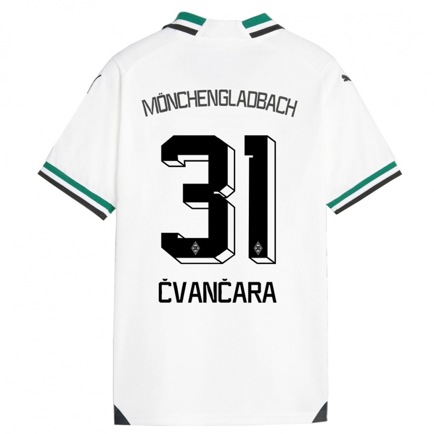 Hombre Fútbol Camiseta Tomas Cvancara #31 Blanco Verde 1ª Equipación 2023/24 México