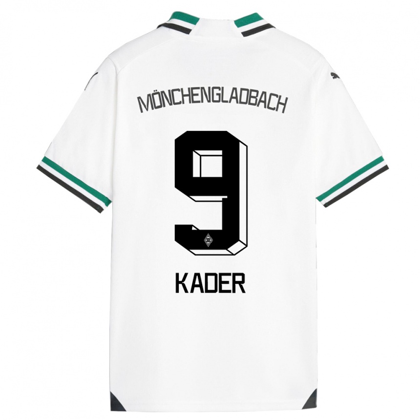 Hombre Fútbol Camiseta Cagatay Kader #9 Blanco Verde 1ª Equipación 2023/24 México