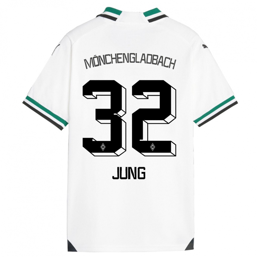 Hombre Fútbol Camiseta In-Gyom Jung #32 Blanco Verde 1ª Equipación 2023/24 México