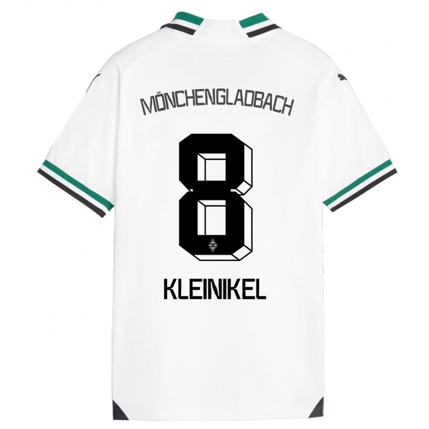 Hombre Fútbol Camiseta Nadja Kleinikel #8 Blanco Verde 1ª Equipación 2023/24 México