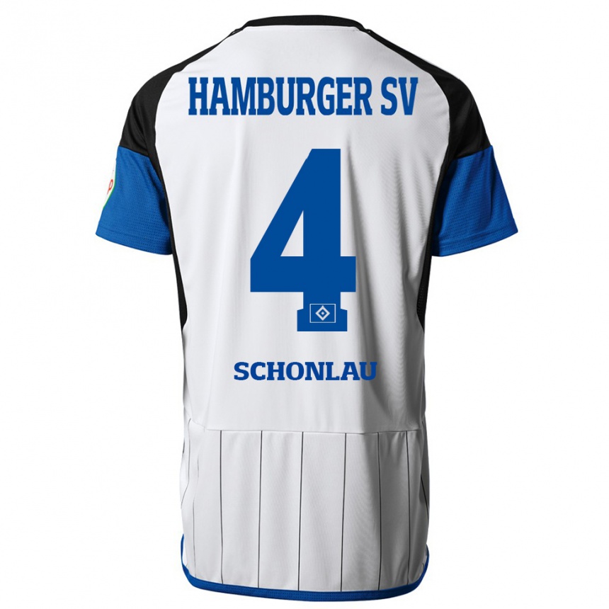 Hombre Fútbol Camiseta Sebastian Schonlau #4 Blanco 1ª Equipación 2023/24 México