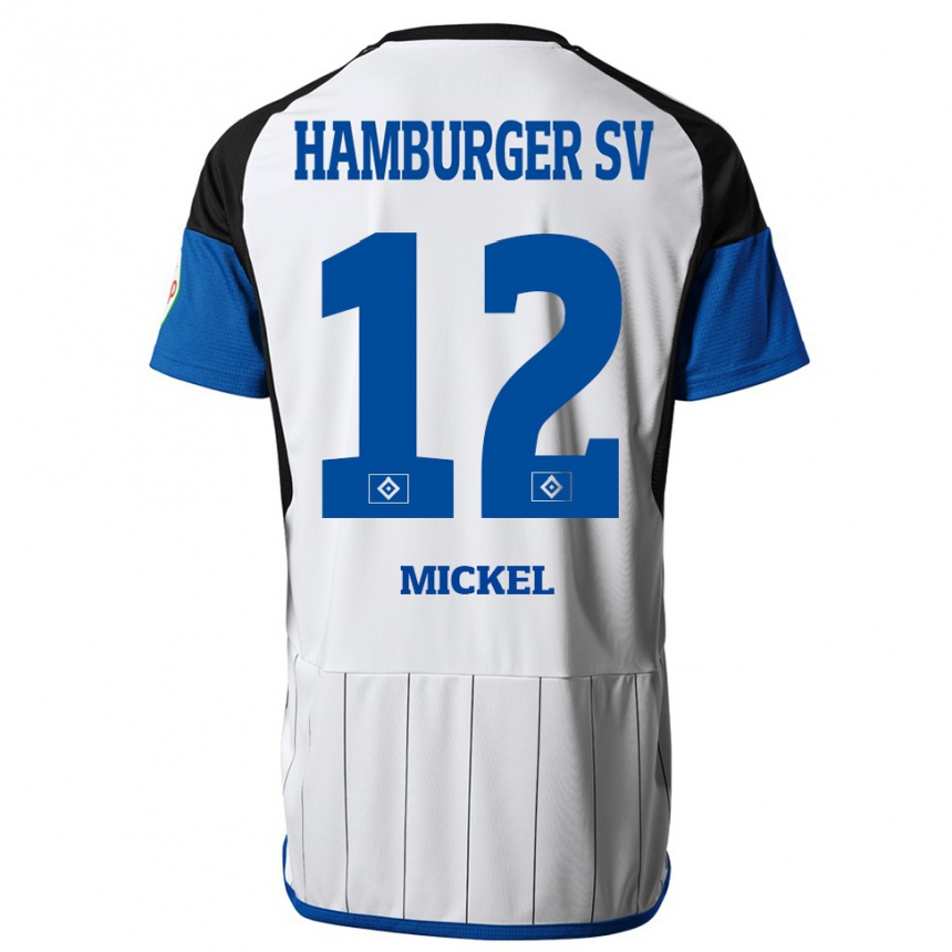 Hombre Fútbol Camiseta Tom Mickel #12 Blanco 1ª Equipación 2023/24 México