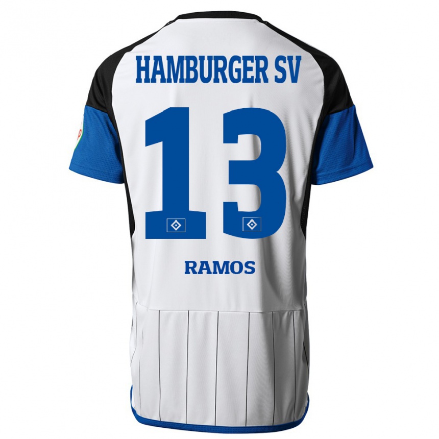 Hombre Fútbol Camiseta Guilherme Ramos #13 Blanco 1ª Equipación 2023/24 México