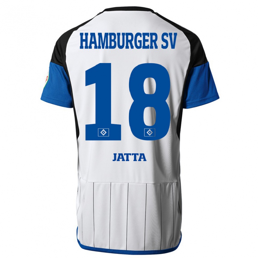 Hombre Fútbol Camiseta Bakery Jatta #18 Blanco 1ª Equipación 2023/24 México