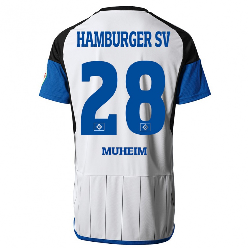 Hombre Fútbol Camiseta Miro Muheim #28 Blanco 1ª Equipación 2023/24 México