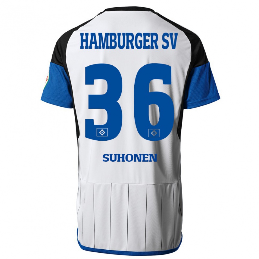 Hombre Fútbol Camiseta Anssi Suhonen #36 Blanco 1ª Equipación 2023/24 México