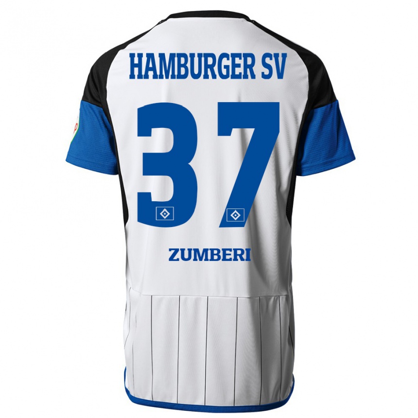 Hombre Fútbol Camiseta Valon Zumberi #37 Blanco 1ª Equipación 2023/24 México