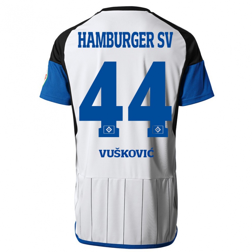 Hombre Fútbol Camiseta Mario Vuskovic #44 Blanco 1ª Equipación 2023/24 México