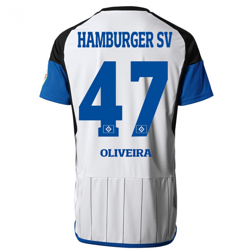 Hombre Fútbol Camiseta Nicolas Oliveira #47 Blanco 1ª Equipación 2023/24 México