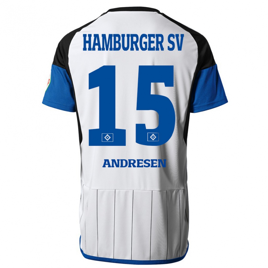 Hombre Fútbol Camiseta Bent Andresen #15 Blanco 1ª Equipación 2023/24 México