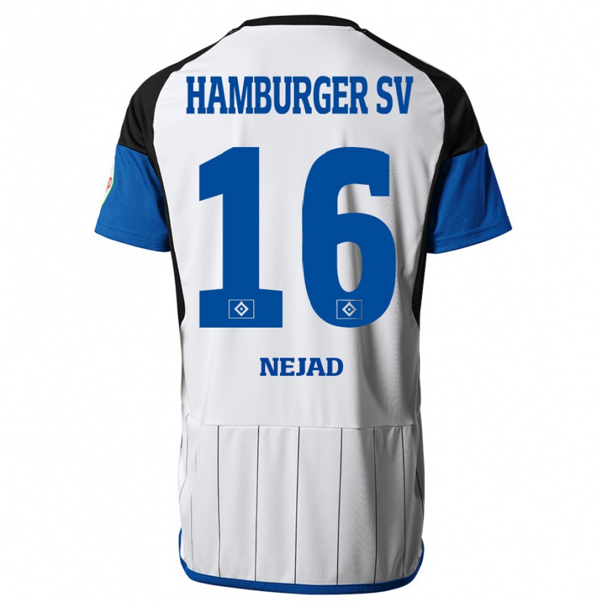 Hombre Fútbol Camiseta Milad Nejad #16 Blanco 1ª Equipación 2023/24 México