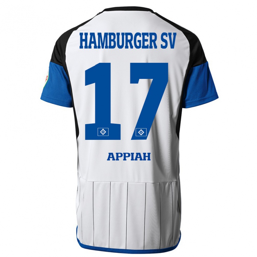 Hombre Fútbol Camiseta Emmanuel Appiah #17 Blanco 1ª Equipación 2023/24 México