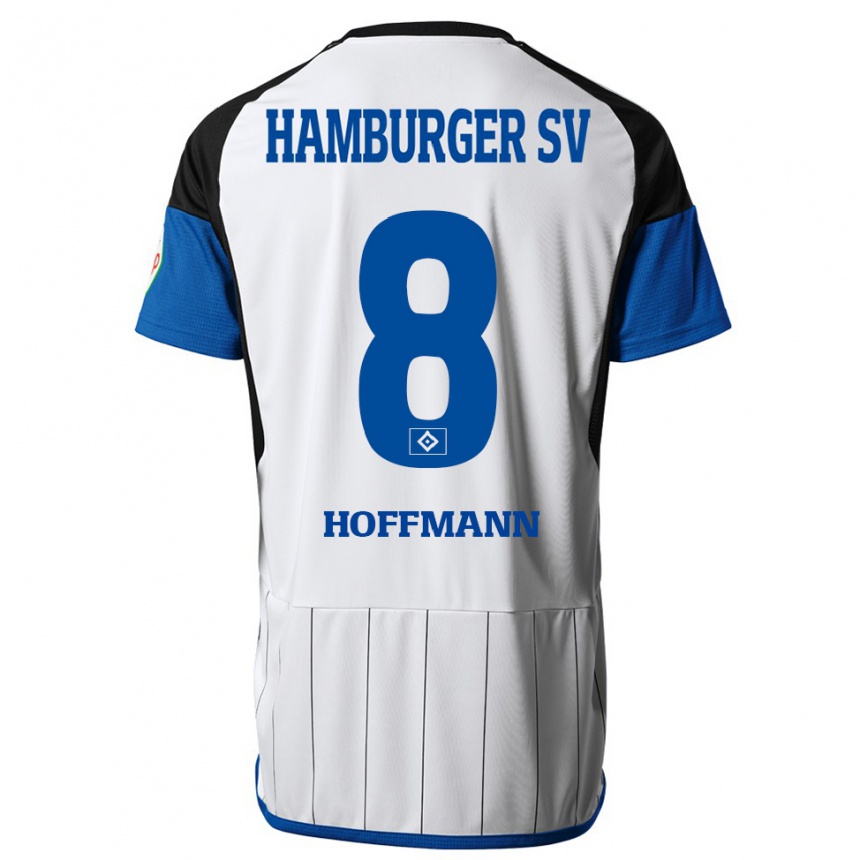 Hombre Fútbol Camiseta Nick Hoffmann #8 Blanco 1ª Equipación 2023/24 México