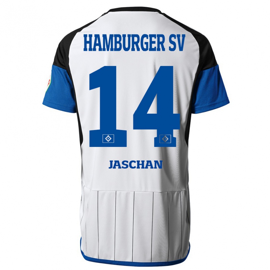 Hombre Fútbol Camiseta Endrik Jaschan #14 Blanco 1ª Equipación 2023/24 México