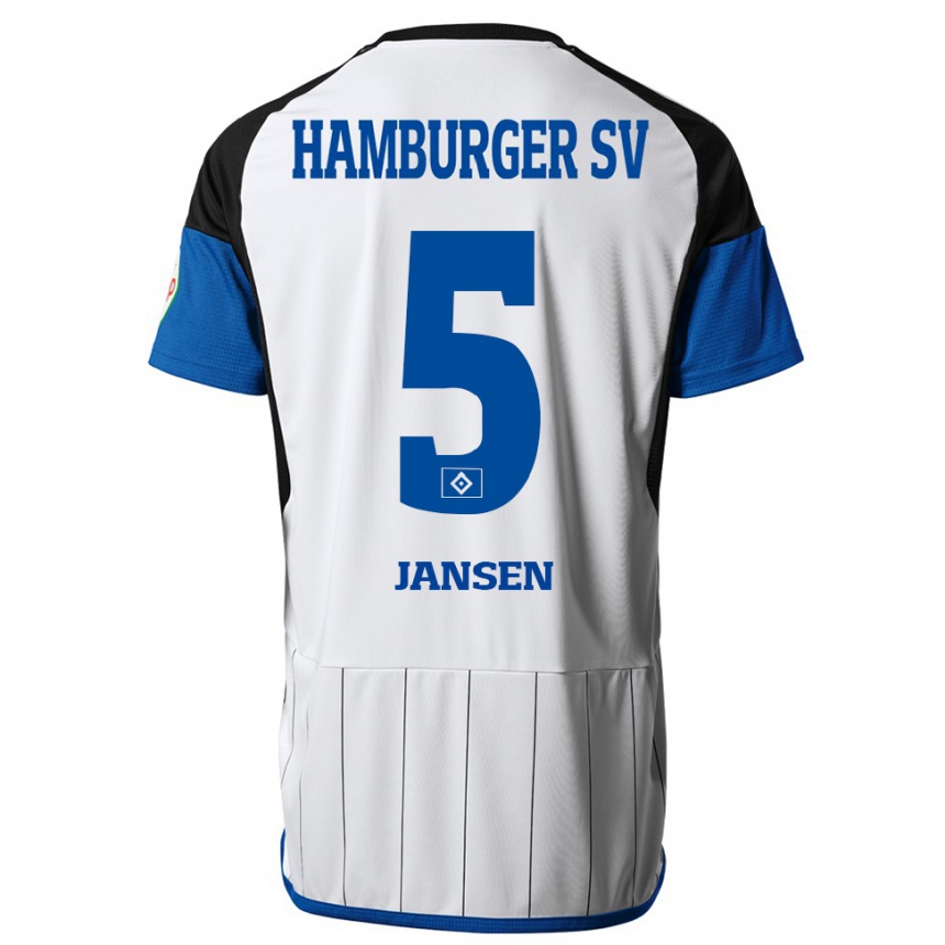 Hombre Fútbol Camiseta Marcell Jansen #5 Blanco 1ª Equipación 2023/24 México