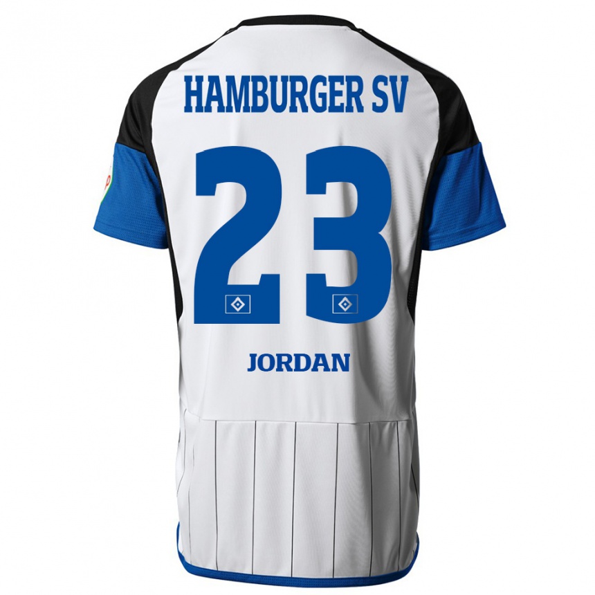 Hombre Fútbol Camiseta Dominik Jordan #23 Blanco 1ª Equipación 2023/24 México