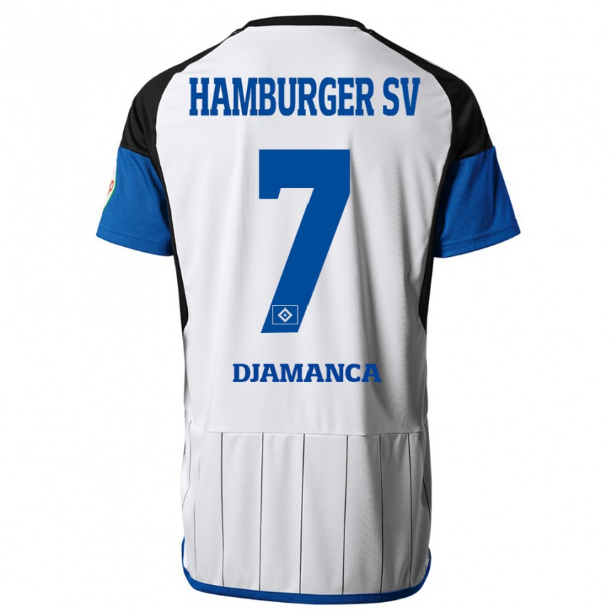 Hombre Fútbol Camiseta Ismaila Djamanca #7 Blanco 1ª Equipación 2023/24 México