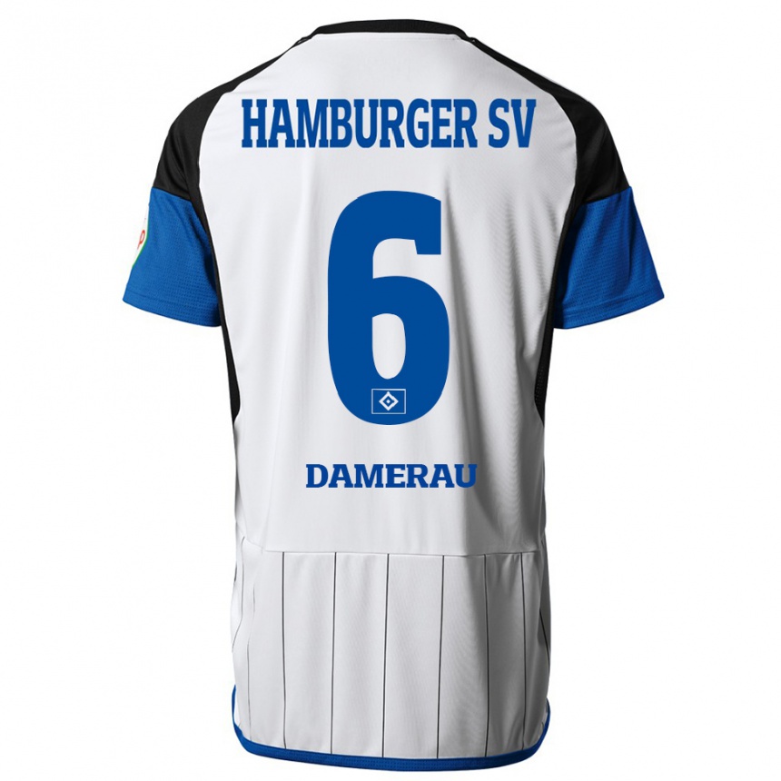 Hombre Fútbol Camiseta Alexander Werner Damerau #6 Blanco 1ª Equipación 2023/24 México