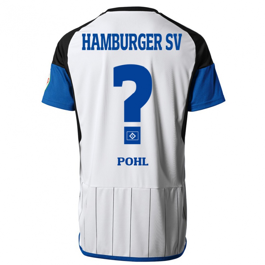 Hombre Fútbol Camiseta Jannik Pohl #0 Blanco 1ª Equipación 2023/24 México