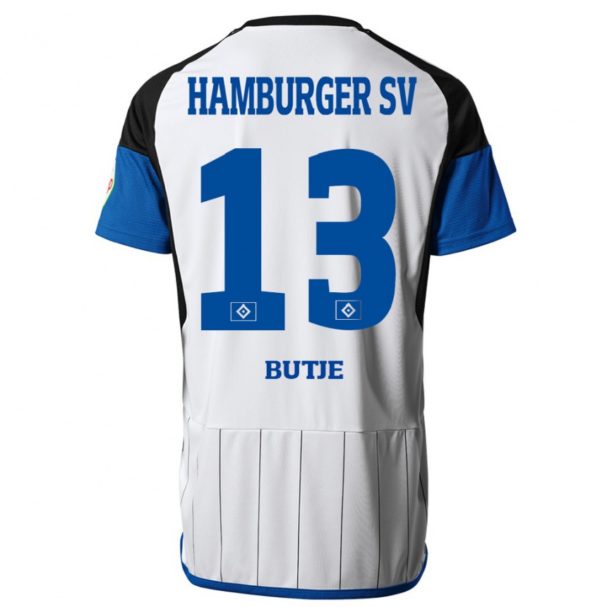 Hombre Fútbol Camiseta Sophie Bütje #13 Blanco 1ª Equipación 2023/24 México