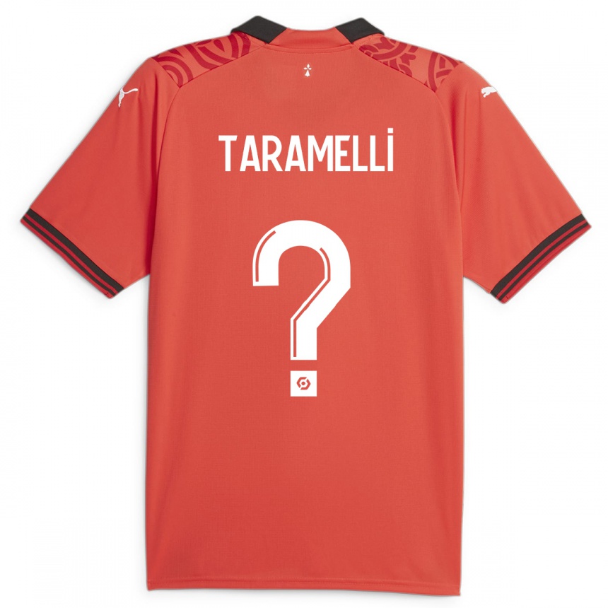 Hombre Fútbol Camiseta Valentin Taramelli #0 Rojo 1ª Equipación 2023/24 México