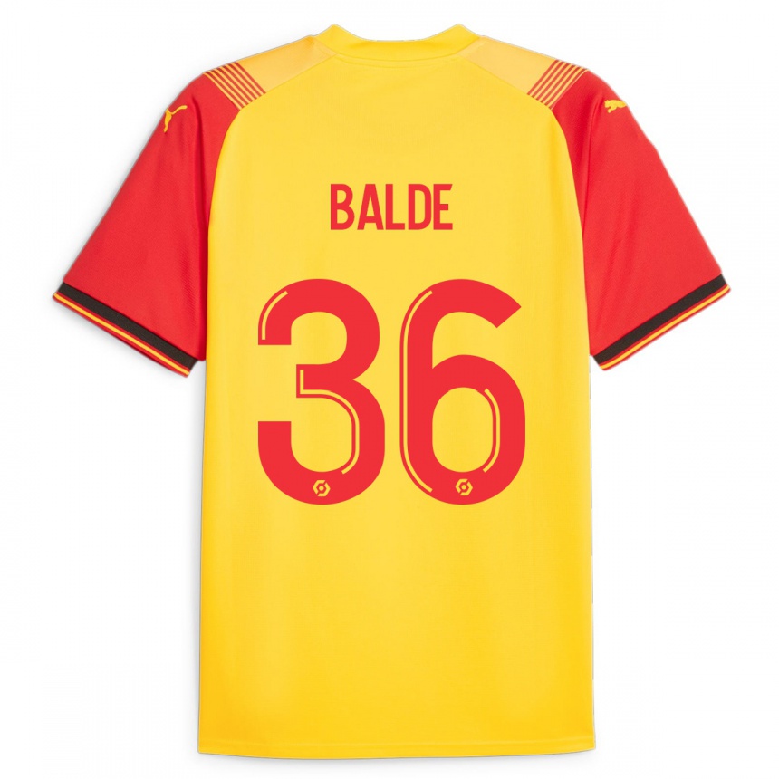 Hombre Fútbol Camiseta Ibrahima Baldé #36 Amarillo 1ª Equipación 2023/24 México