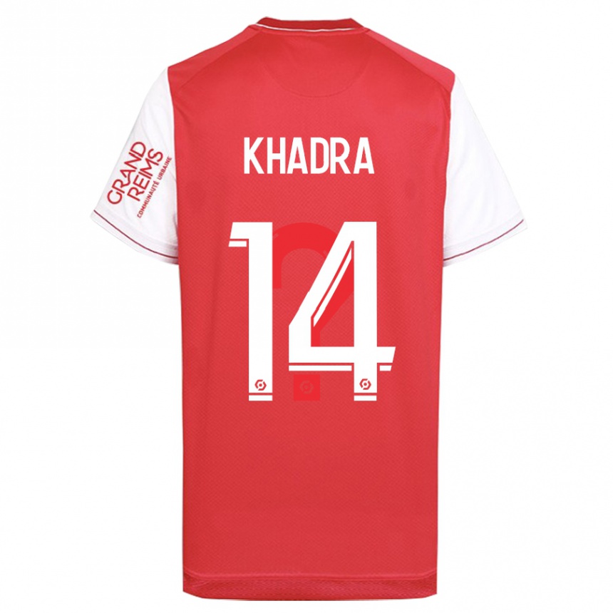 Hombre Fútbol Camiseta Reda Khadra #14 Rojo 1ª Equipación 2023/24 México