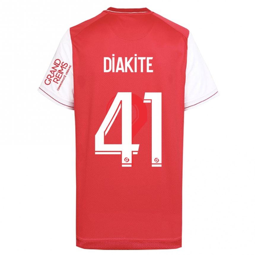 Hombre Fútbol Camiseta Ibrahim Diakité #41 Rojo 1ª Equipación 2023/24 México