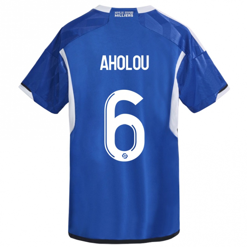 Hombre Fútbol Camiseta Jean-Eudes Aholou #6 Azul 1ª Equipación 2023/24 México