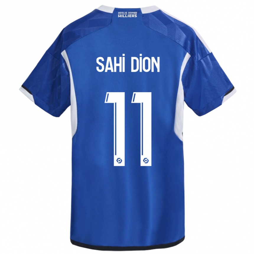 Hombre Fútbol Camiseta Moïse Sahi Dion #11 Azul 1ª Equipación 2023/24 México