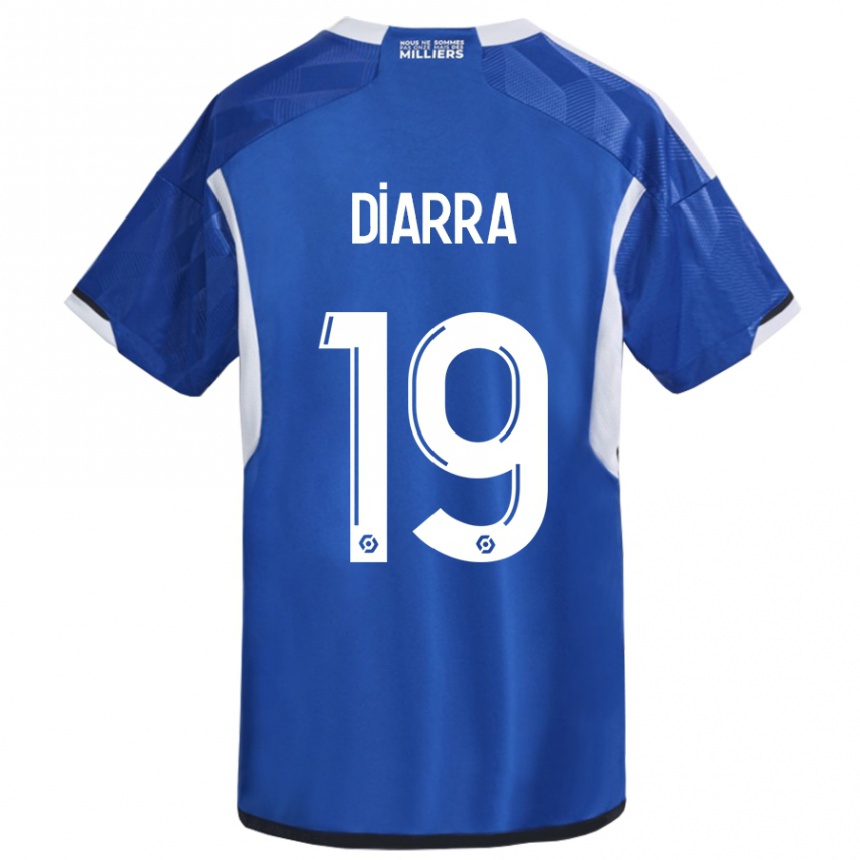 Hombre Fútbol Camiseta Habib Diarra #19 Azul 1ª Equipación 2023/24 México