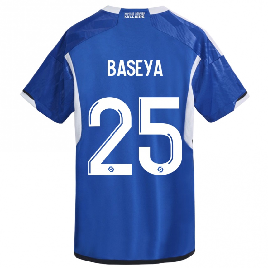 Hombre Fútbol Camiseta Steven Baseya #25 Azul 1ª Equipación 2023/24 México
