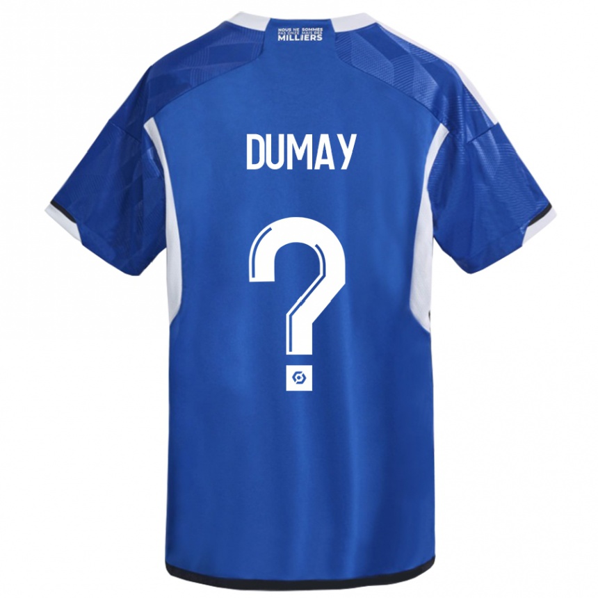 Hombre Fútbol Camiseta Yoann Dumay #0 Azul 1ª Equipación 2023/24 México