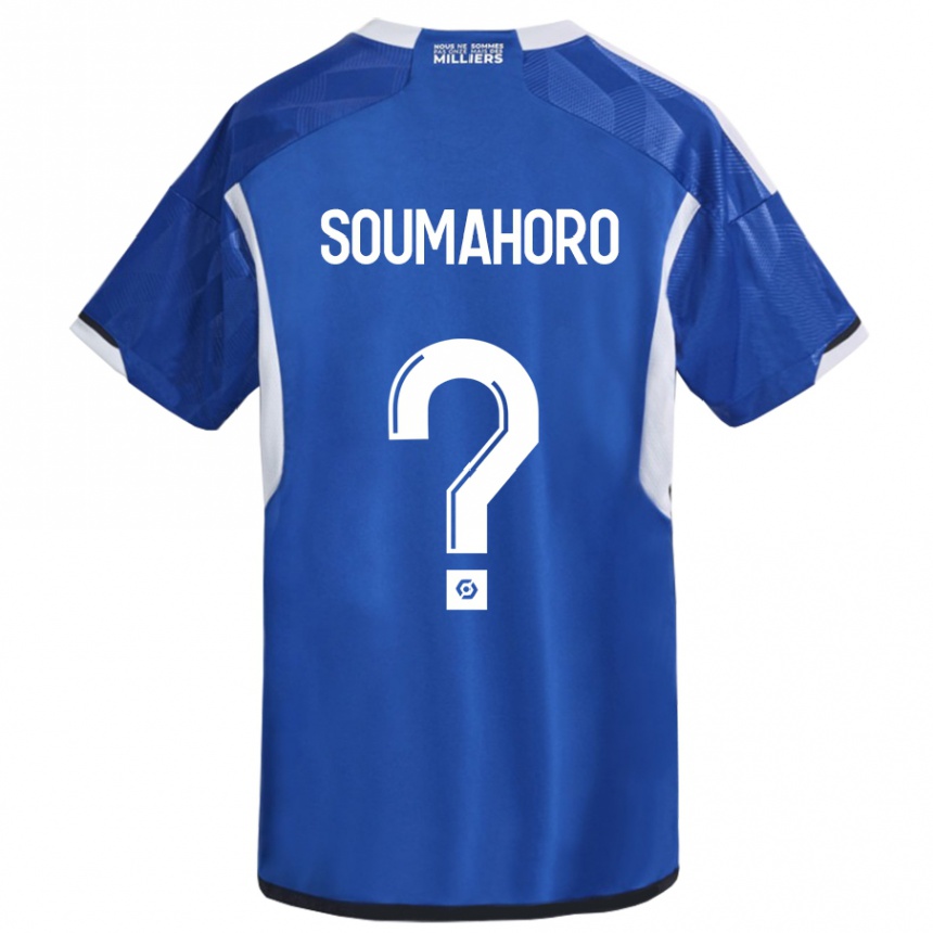 Hombre Fútbol Camiseta Mohamed Soumahoro #0 Azul 1ª Equipación 2023/24 México