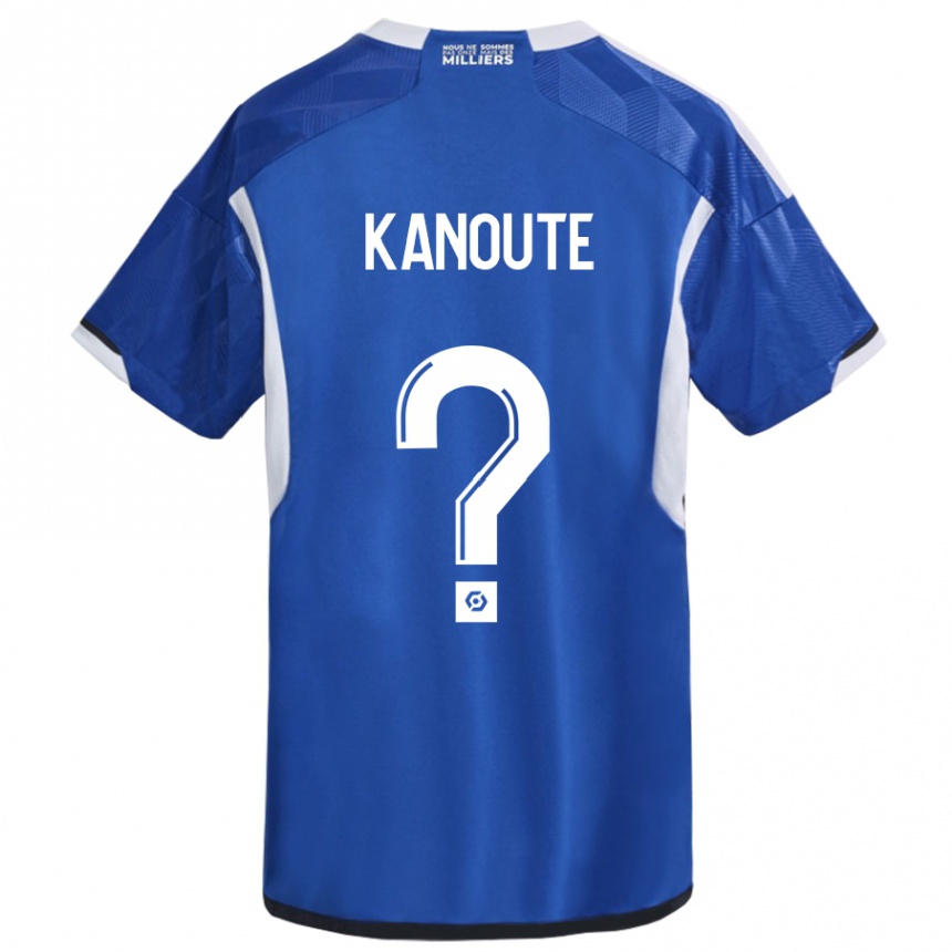 Hombre Fútbol Camiseta Mahamadou Kanouté #0 Azul 1ª Equipación 2023/24 México