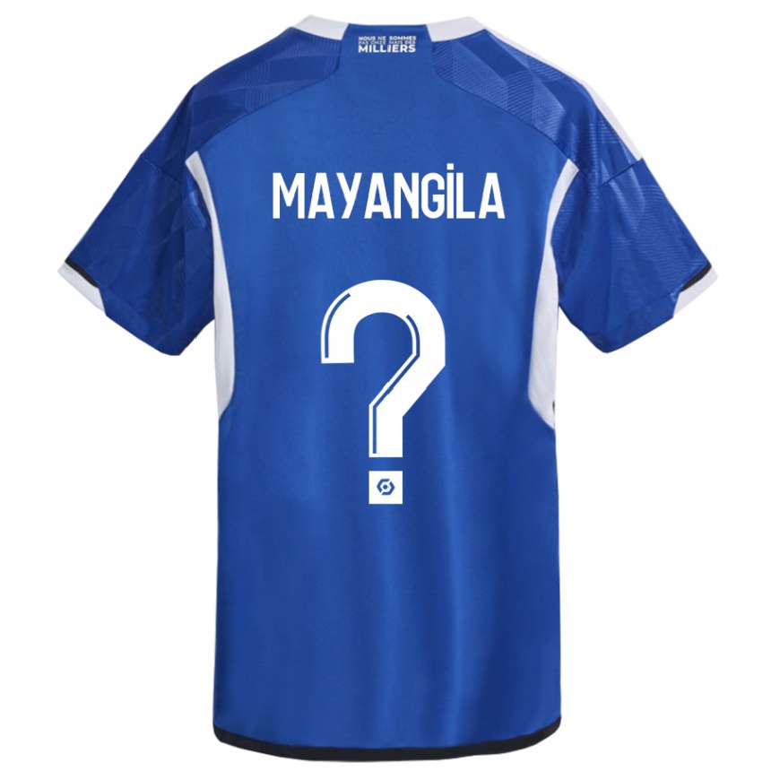 Hombre Fútbol Camiseta Ryan Tutu Mayangila #0 Azul 1ª Equipación 2023/24 México