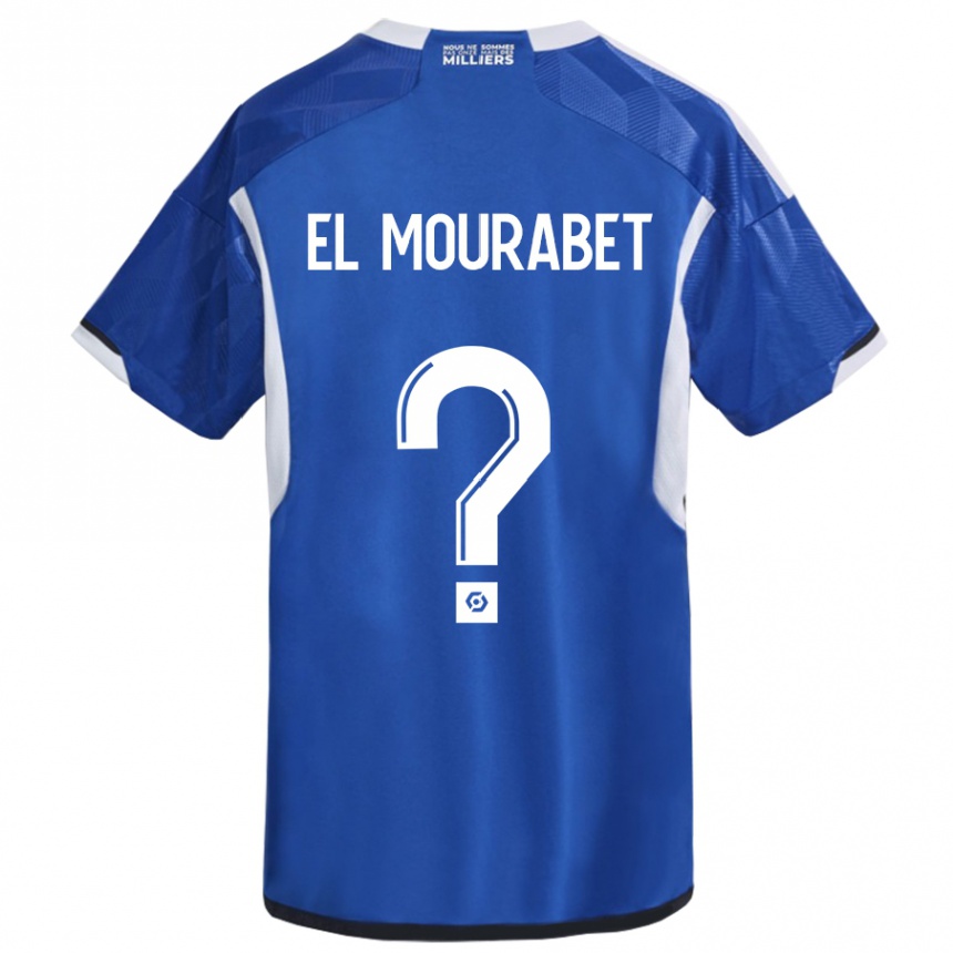 Hombre Fútbol Camiseta Samir El Mourabet #0 Azul 1ª Equipación 2023/24 México